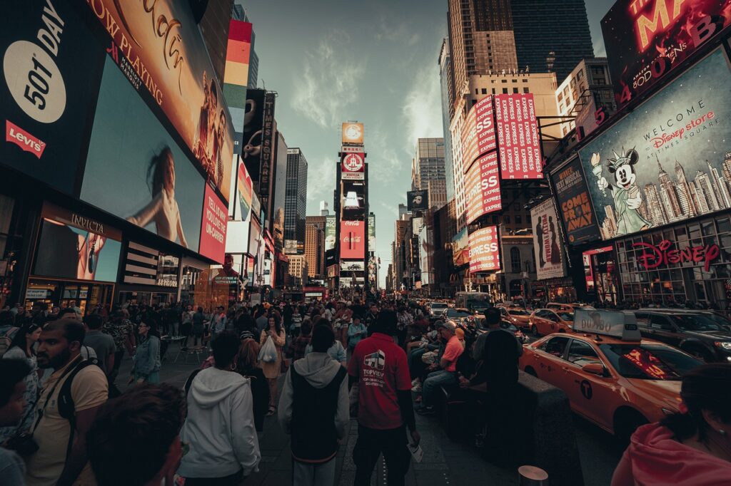 nyc, new york, times square
