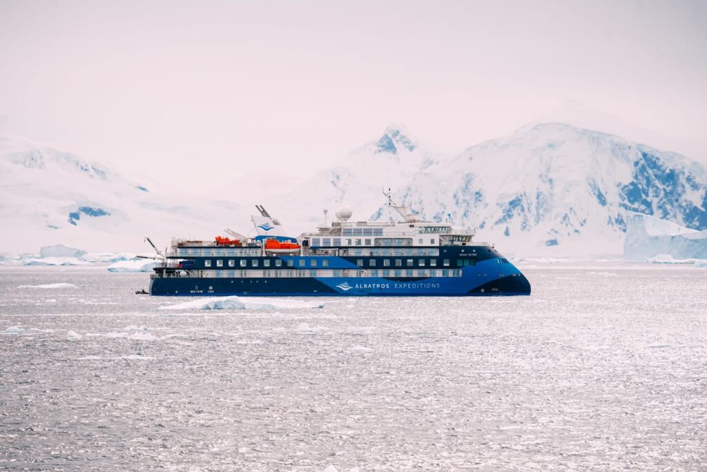 Arriving On Land In Antarctica