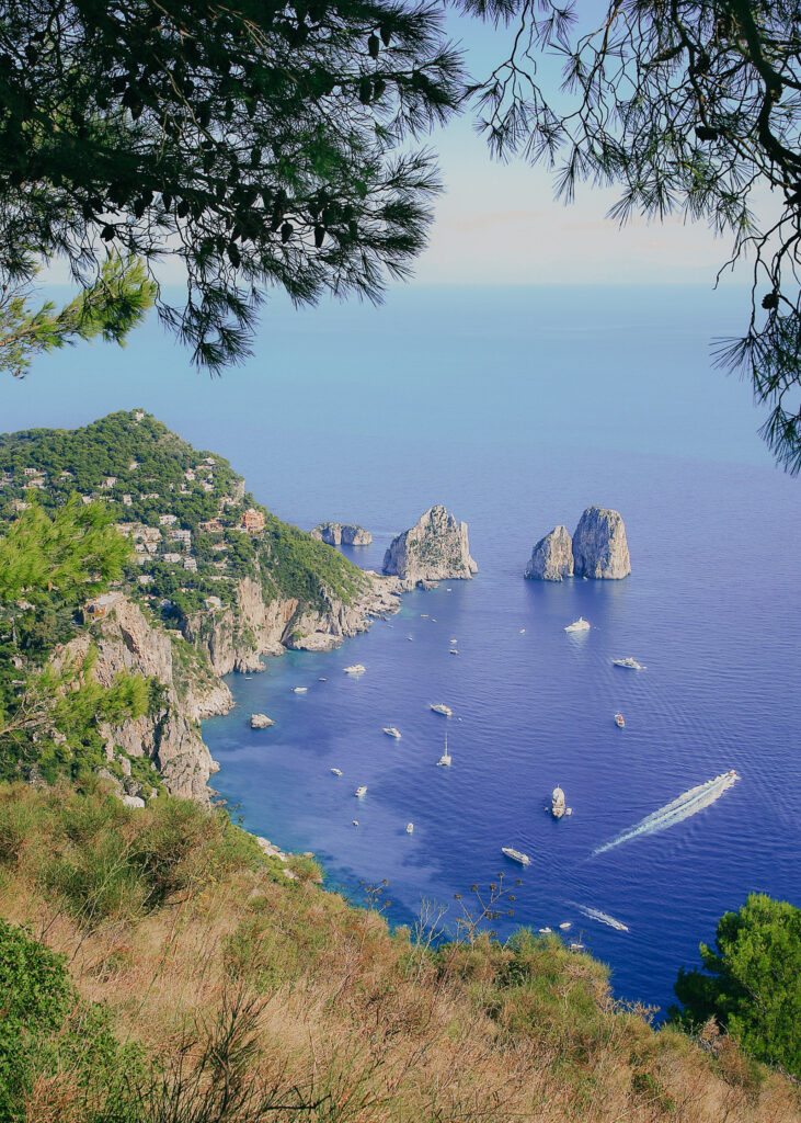 Best Things To Do In Capri, Italy Faraglioni Cliff Viewpoint